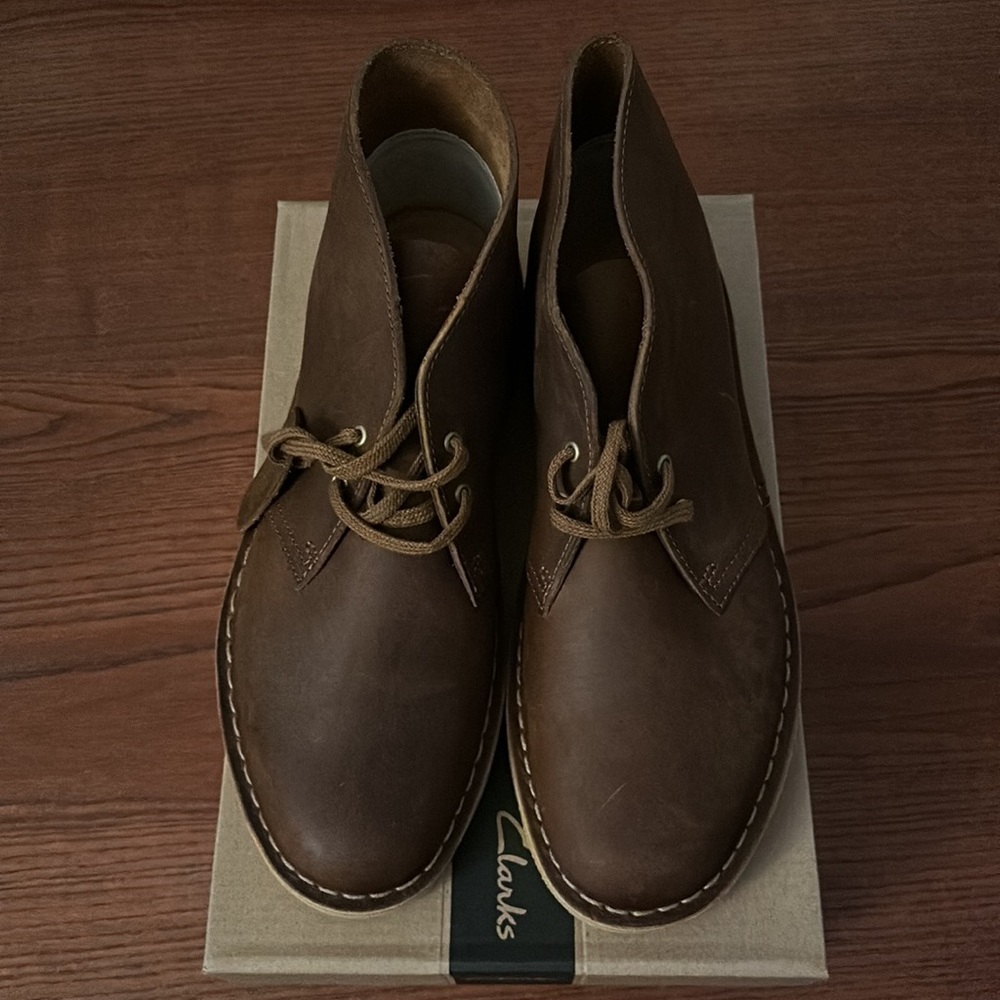 Clarks Originals Desert boots in Beeswax - Picture 3 of 8